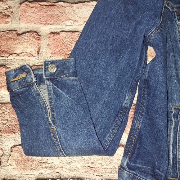 Loft | Made and Loved | Classic Blue Stone-Washed Material Jean Jacket - Picture 8 of 16